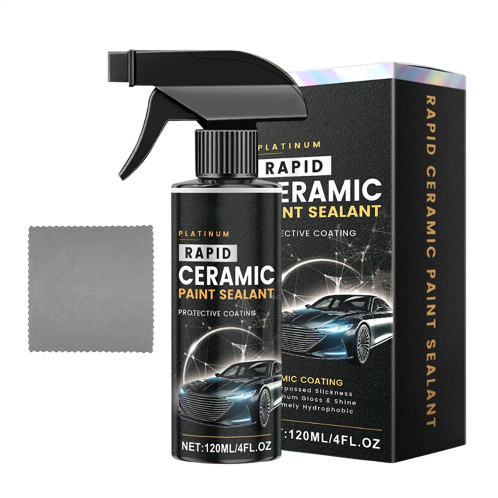 Hydrophobic Car Glass Cleaner Spray 120Ml, Rain Repellent Windshield Coating For Enhanced Visibility 9330225060628