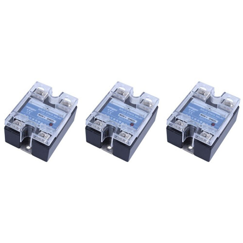3X MGR-1 D4825 Single-Phase Solid State Relay SSR 25A  3-32 V AC 24-480 V