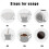 100 PCS Coffee Filter Papers, V60 Size 02 1-4 Cups 3