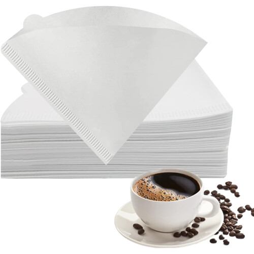 100 PCS Coffee Filter Papers, V60 Size 02 1-4 Cups