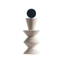 Abstract Geometric Sandstone Statue Art Ornaments Entrance Living Room TV Cabinet Desktop Home Decoration D