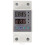 Din Rail Dual Display Adjustable over Voltage Current and Under Voltage Protective Device Protector Relay 40A 220V 230V 1