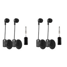 2X 2.4G Wireless Instrument Microphone Receiver with Detachable Suction Cup for Violin Cello Accordion Speakers