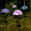 Solar Simulation Hydrangea Lights 10 LED Garden Decorative Pathway Lighting 6