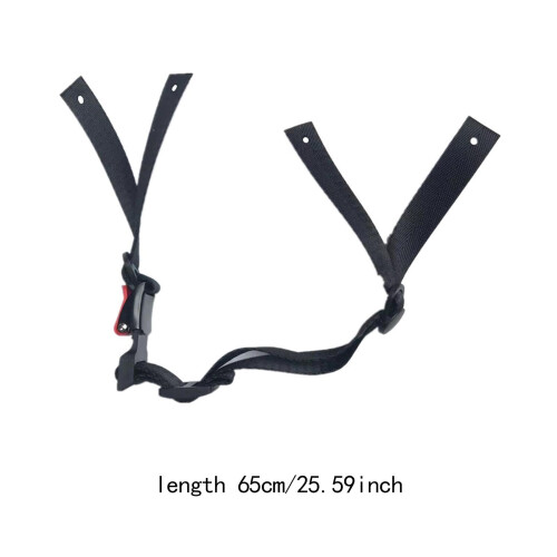 Hard Hat Chin Strap Replacement Adjustable PVC with Quick Release Buckle and Soft Padding  Black 1