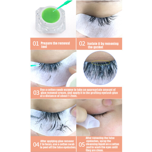 5g Fruit Flavour Eyelash Glue Remover, Quick Dissolve, No Irritation 1