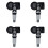 4X Programmable TPMS MX Sensor 315MHZ+433MHz 2 in 1 Tyre Sensor for Autel Tool TS408 TS508 ITS600 TPMS 1