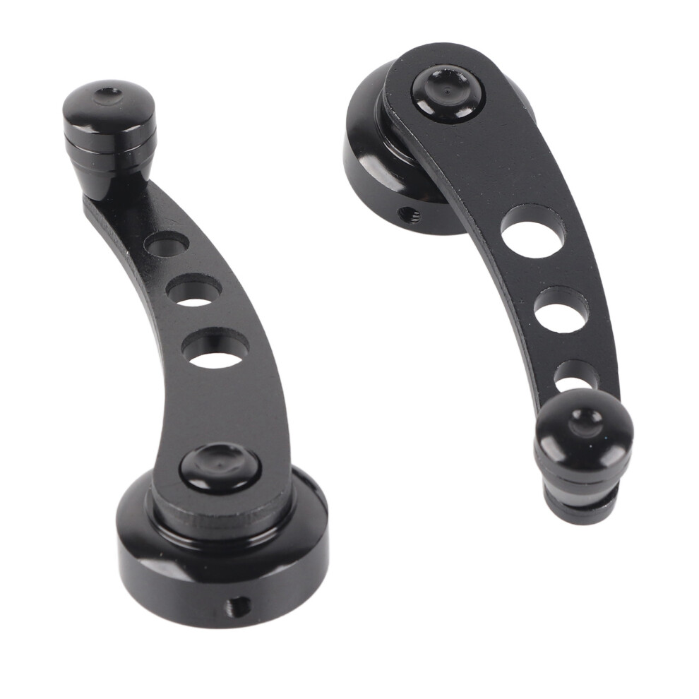 Sleek Manual Window Crank Handle Black