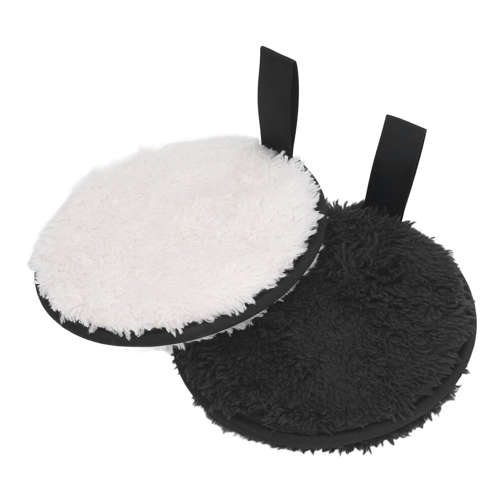 2pcs Reusable Makeup Remover Puffs | Soft Plant Fiber Facial Cleansing Pads