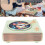 Vintage Green Bluetooth Record Player Speaker 1200mAh Wireless 3