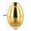 1pcs  Egg-Shaped Toothpick Jar Electroplating Plastic Toothpick Box Storage Box Ornaments Home Decoration 7