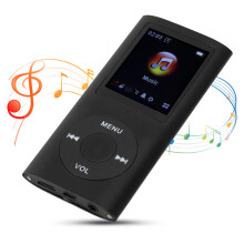 MP3 Player 1.8inch TFT Display HiFi Sound 7 Modes 8GB USB Rechargeable Black