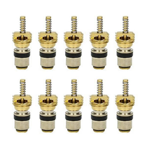 50pc Air Conditioning Charge Cold Medium Interface Valve Core for  Elysee  Beverly 1