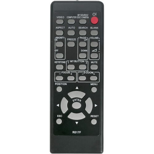 Projector Remote Control Replacement for Dukane ImagePro 3LCD, Plug and Play Infrared RO17F