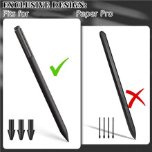 24er-Pack Ersatzspitzen für Den  Paper Pro Pen, Langlebige, Kohlenstoffgefüllte Spitzen für Präzises Schreiben und Skizzieren