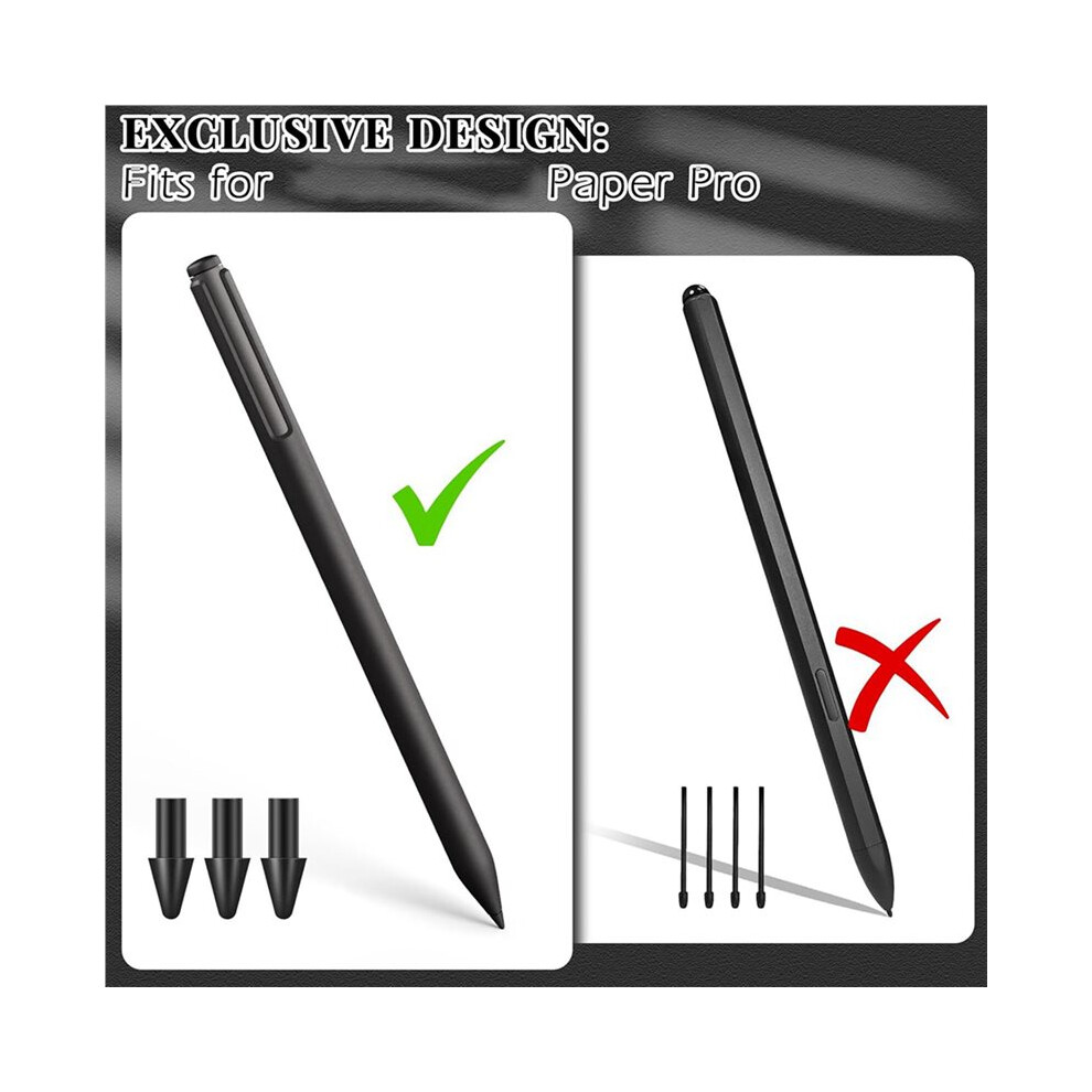 24-Pack Replacement Nibs For Paper Pro Pen, Durable-Carbon-Filled Tips For Precise Writing & Sketching 6033340125922
