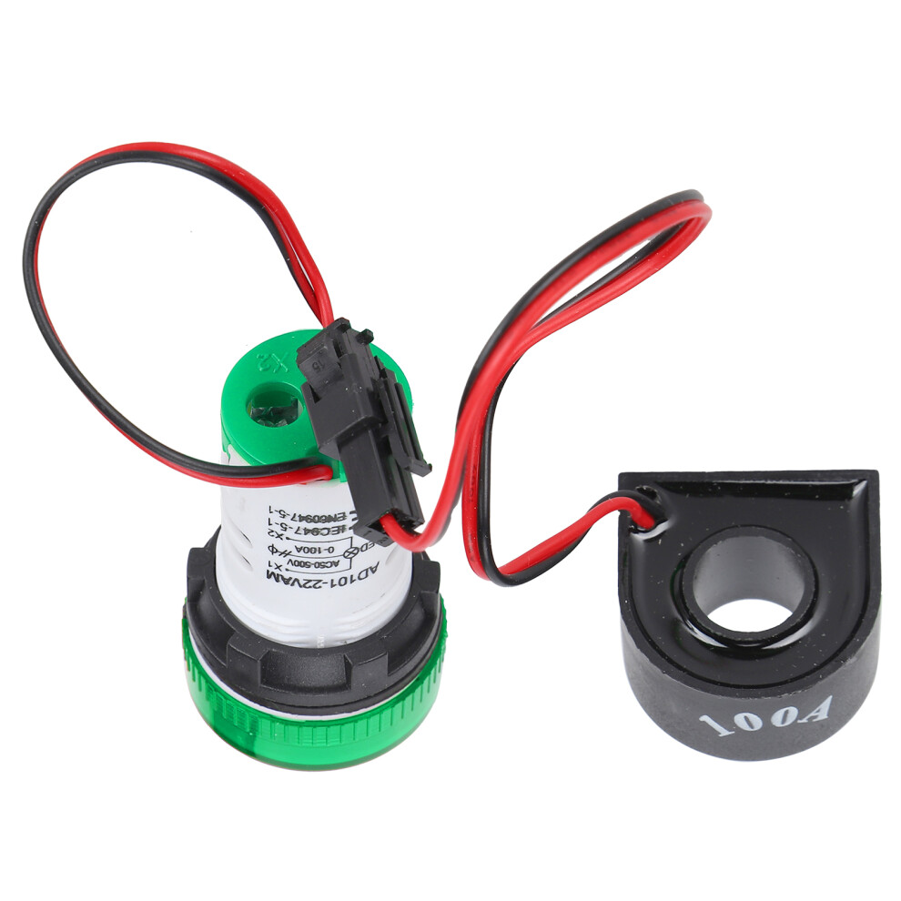Current Signal Indicator Ad101-22Vam, 60~500V Ac, Green Round Lamp 8361391669927