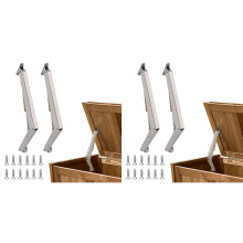 4 Pack 150N Gas Strut Spring Hinges for Heavy Lids to Keep Stay,Slow Down and Soft Close, Hydraulic Hinges