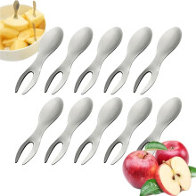 Corn Cob Holder Set, 10-Piece Stainless Steel Skewers, Ideal for BBQs, Cooking, and Outdoor Events