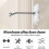 Invisibles Door Closing Device, Simple Mute Buffer Spring Hinge,Automatic Home Door Closer,Adjustable Closing Force,2Pcs 6