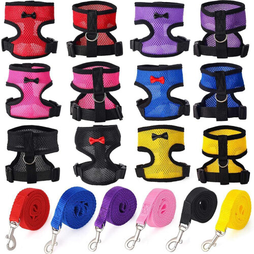 Adjustable Breathable Hen Vest with 3.6 Ft Leash | Black L 2