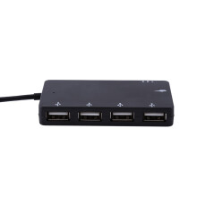 USB OTG Hub 4 Port Micro USB Hub Fast Charging Adapter for Android Smartphone and Tablet