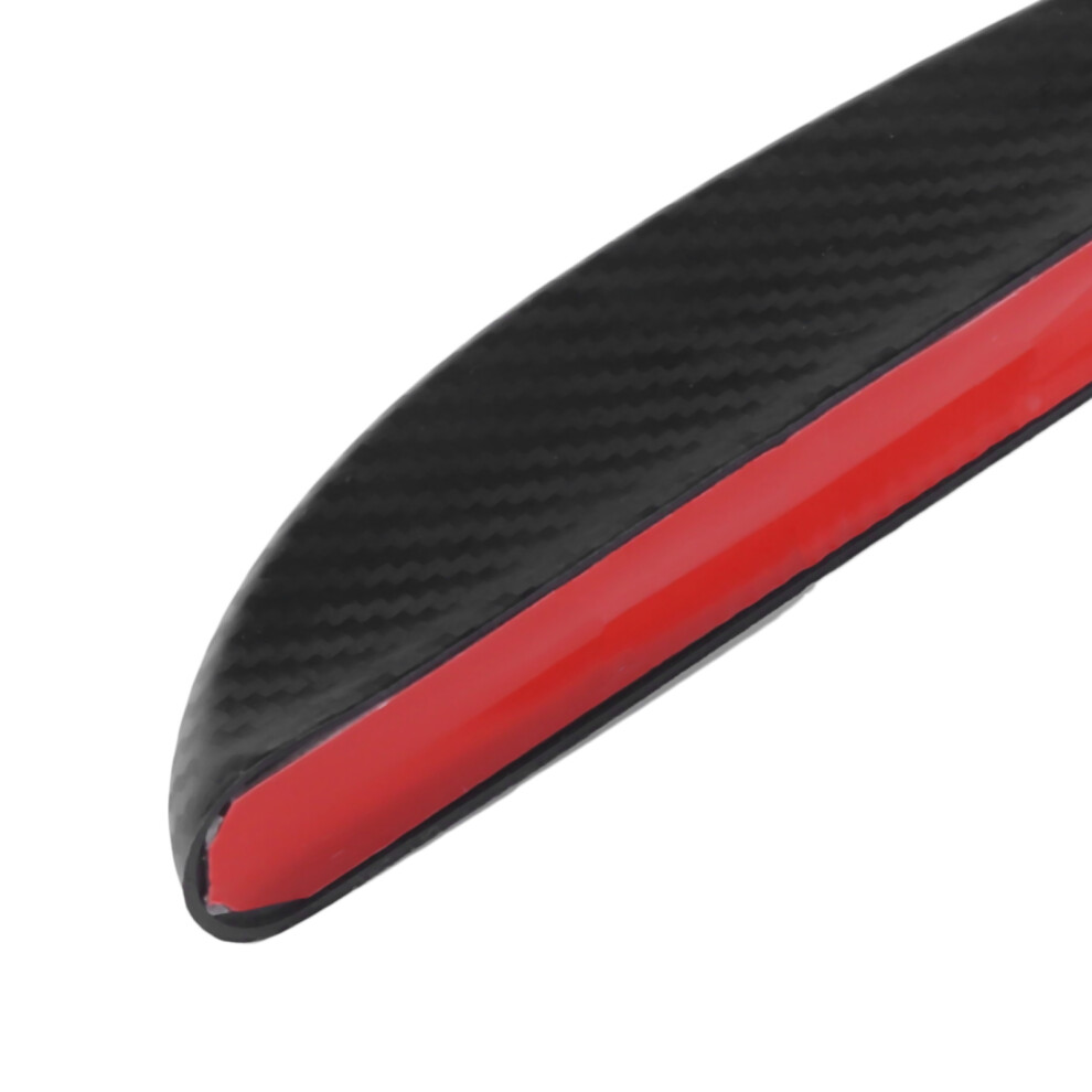 Carbon Fibre Look Rubber Bumper Splitter 2Pcs 7055741721397