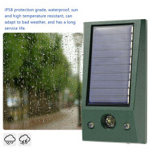 Solar-Ultraschall-Tierabwehrgerät — 9 kHz–36,5 kHz, langlebig, grün