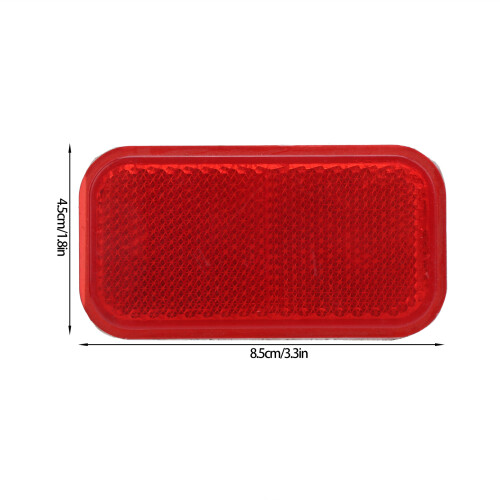 Car and Motorcycle Reflective Red Trim Panel 2