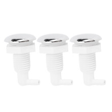 3 Stück PVC-Bubbler-Düsen für Spa, Pool und Whirlpool, 5 mm Durchmesser