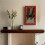 Nordic Ins-Style Rectangular Wavy Dressing Desktop Makeup Mirror Wall Bathroom Bedroom Entrance Mirror B 2
