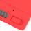 Plastik-Kubus-Timer mit Gravity-Sensor, 15-60 Minuten, Rot 6