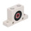 Pneumatic Vibrator Ball Type Piston Drive, 1/4in Thread, Aluminum 11