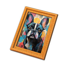 Dog Painting Pattern Soft Magnetic Sticker Suitable-SCE178 2