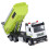 Alloy Dump Truck Toy with Light Sound Pull Back 17cm Engineering Model 1