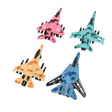 4pcs Alloy Fighter Jet Model Toys Pull Back Aircraft 10cm Collectibles