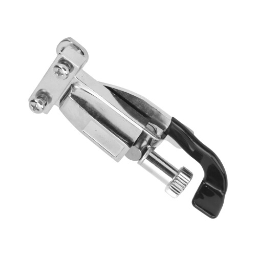 Metal Snare Drum Adjuster Mounting Bracket, Silver, 105x40x26.6mm 2