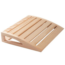 Ergonomisches Kopfkissen Aus Holz für Sauna, Dampfbad und Wellnessbereich zu Hause
