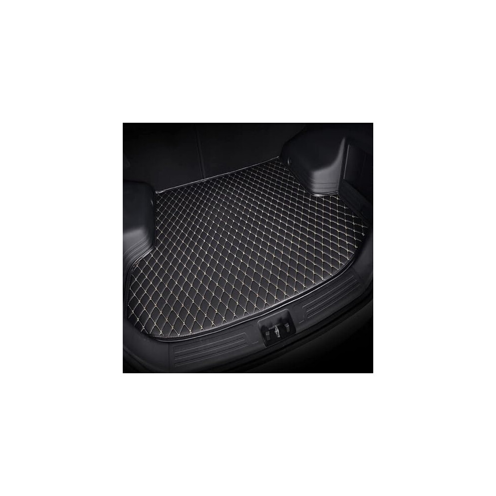 Trunk Mat For Nissan Quest 20112017 Leather Cargo Liner Custom Fit Antiscratch Easy Clean Black/Beige 9330225061663