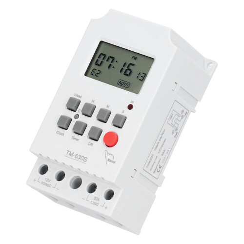 Microcomputer 7-Day Timer Switch with Digital Display for Lighting