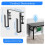 Metal Clamp- Desk Side Storage Rack Double Layer No Drilling Organizer Double Layer 3
