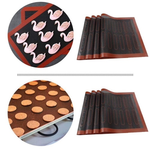 4PCS Perforated Silicone Baking Mat Non-Stick Baking Oven Sheet for Cookie /Bread/ Macaroon/Biscuits Kitchen Tools 2