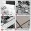 480 Packs Plastic Shims Horseshoe U Shaped Tile Spacer Shims Small Structural Plastic Shims 4