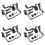 4X Car  Sensor Bracket Kit 88210-47090, 88210-07010 for ,  Models 2