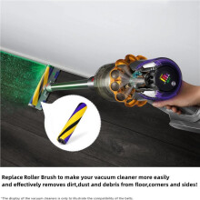 3X Brush Roller Compatible with  V15 Gen 5 Detect and V12 10 Slim Series Cleaner , Replace Spare Parts No.971634-01
