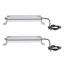 2pcs 22cm AC110-230V Workshop Lathe LED Light CNC Machine Tool Work Light Sewing Lighting Aluminum Alloy Lamps