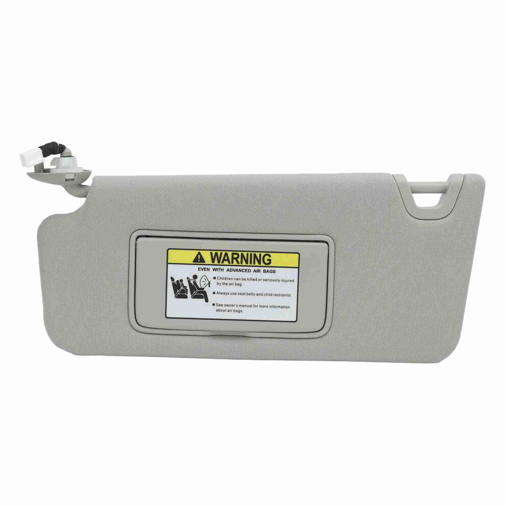 Sun Visor Driver Side 2008Â2012 AntiâGlare Replacement For Honda Civic For Cooler Cabin Comfort Grey 9092120238372