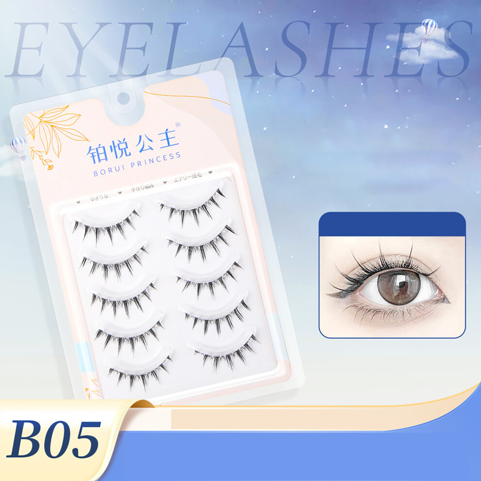 Roc-Electron (5) Anime False Lashes - Soft & Easy To Apply