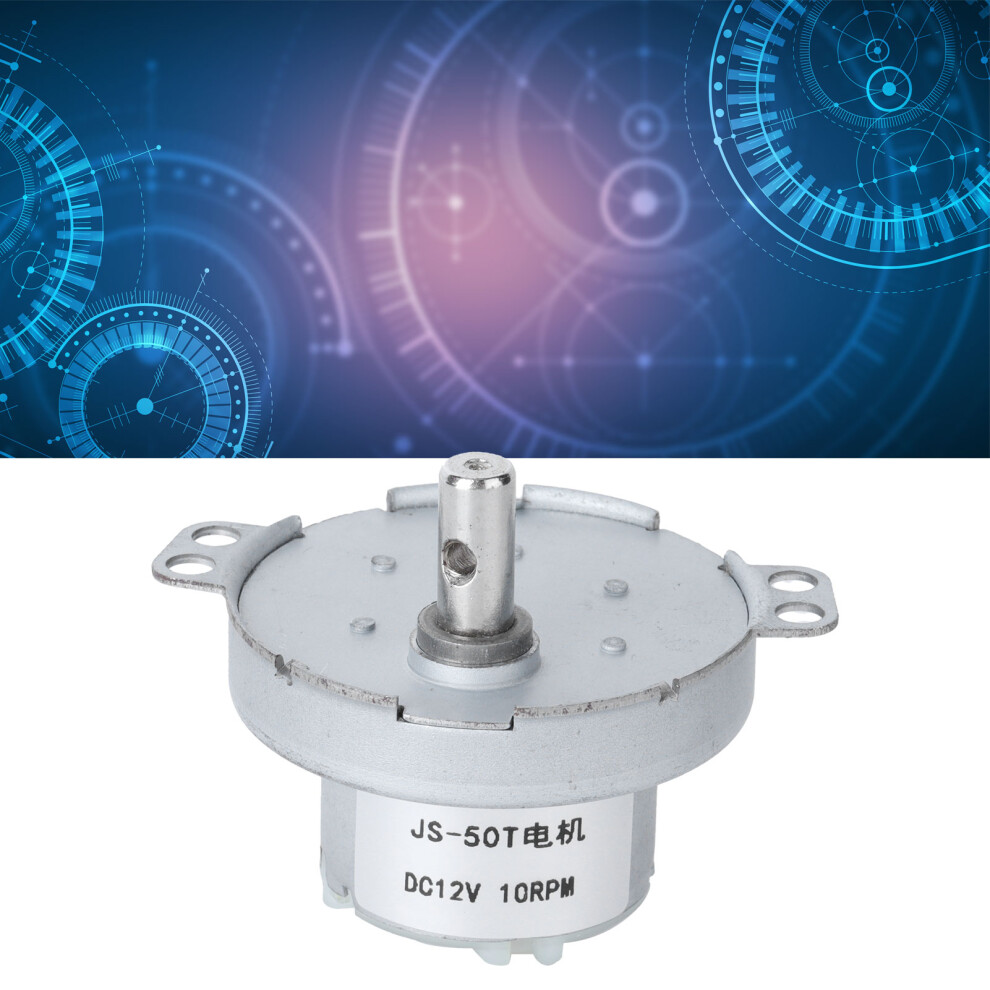 JS-50T Reduction Motor 12V 10RPM Quiet