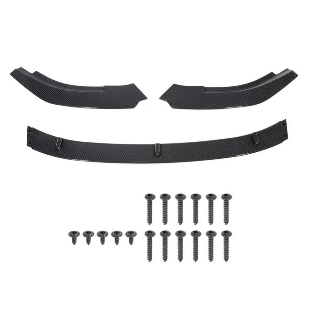 Front Bumper Lip Splitter 3Pcs Set For Vw Golf 6 Gti Gtd 20102013, Chrome Plated Sporty Frontend Upgrade 9073542755227
